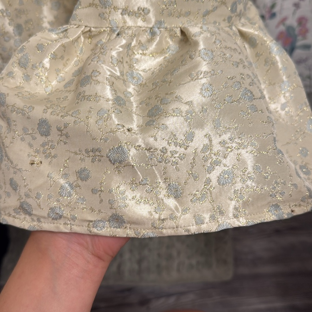 The Avery Dress in Light Blue Duchess - Picture 13 of 16